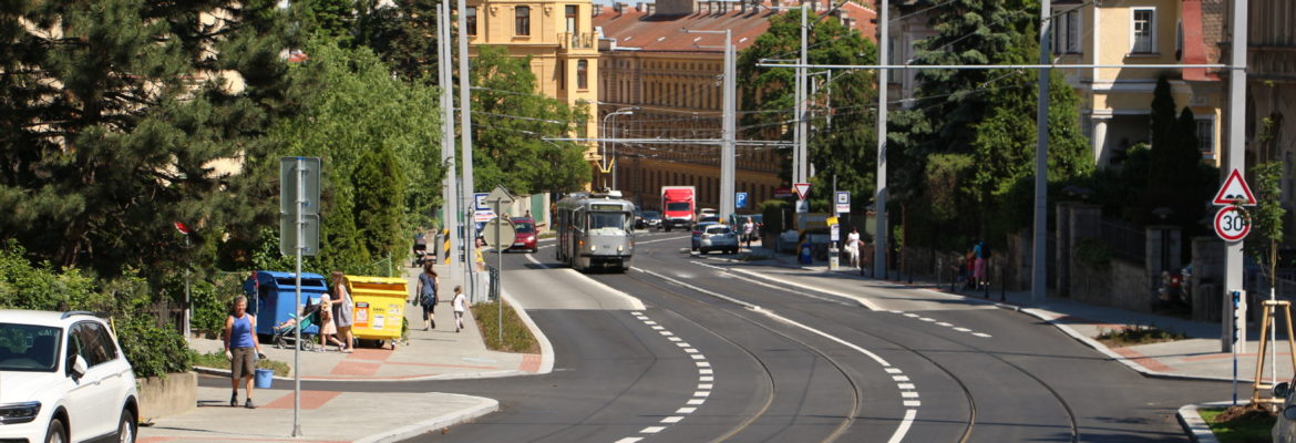 Bezbariérové chodníky v Brně