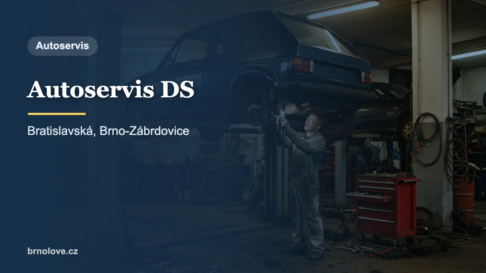 Ilustrační obrázek - Autoservis DS v Brně (ilustrační)