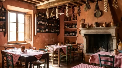 Ilustrační obrázek - italská trattorie (ilustrační)