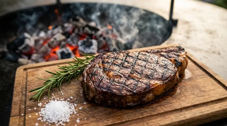 Ilustrační obrázek – grilovaný steak z grilu (ilustrační)