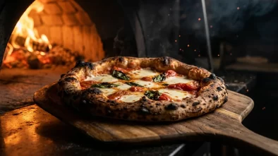 Ilustrační obrázek - pizzerie, pizza z pece (ilustrační)