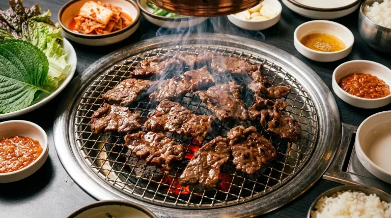 Ilustrační obrázek – Mộc BBQ House Brno, korejské grilování u stolu (ilustrační)