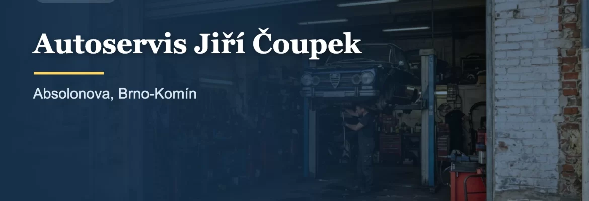 Ilustrační obrázek - Autoservis Jiří Čoupek v Brně (ilustrační)