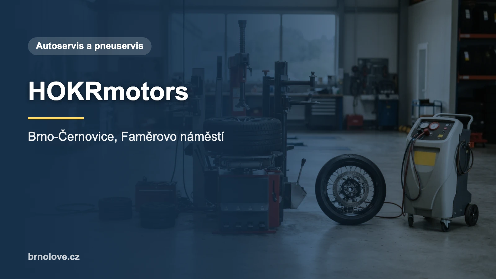 Ilustrační obrázek - HOKRmotors v Brně (ilustrační)