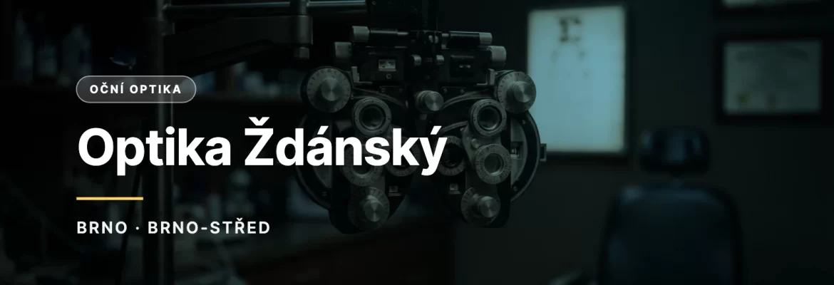 Ilustrační obrázek - Optika Ždánský v Brně (ilustrační)
