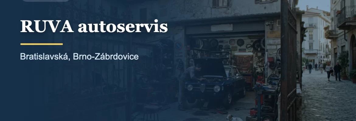 Ilustrační obrázek - RUVA autoservis v Brně (ilustrační)