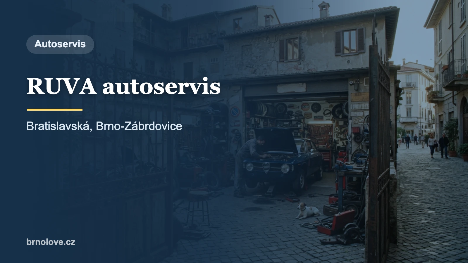 Ilustrační obrázek - RUVA autoservis v Brně (ilustrační)