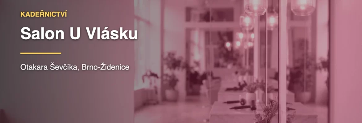 Ilustrační obrázek - Salon U Vlásku v Brně (ilustrační)