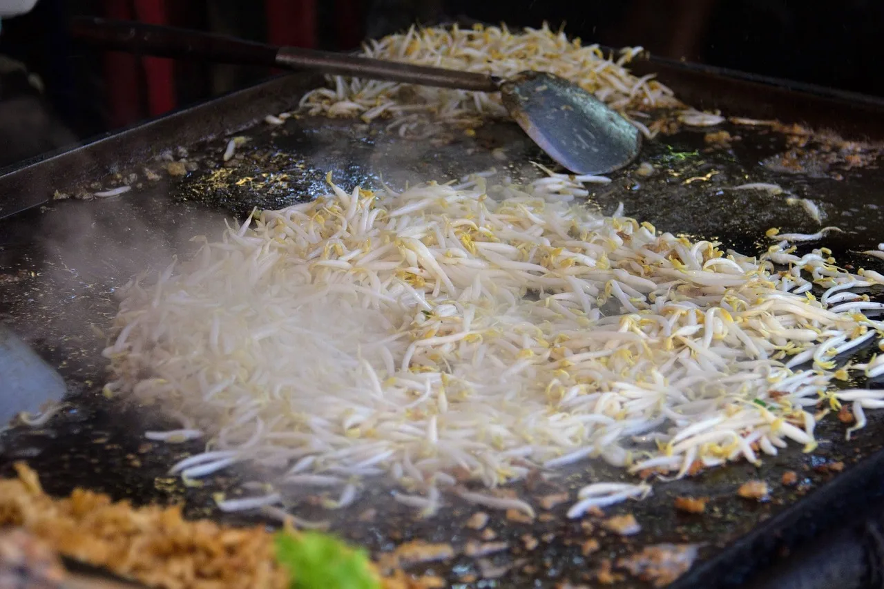 Thajské nudlové jídlo pad thai