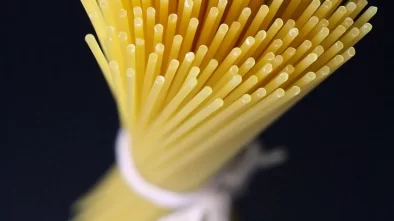 Talíř italských těstovin, ukázka italské kuchyně