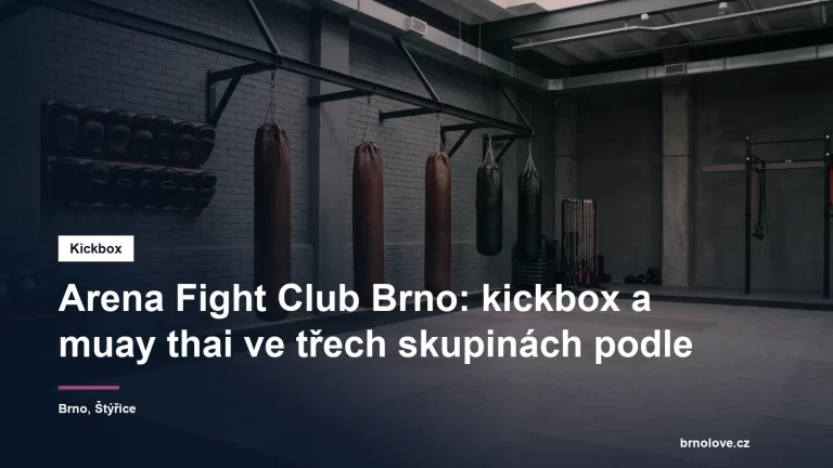 Tělocvična pro bojové sporty s lapami a pytli u stěny, bez lidí