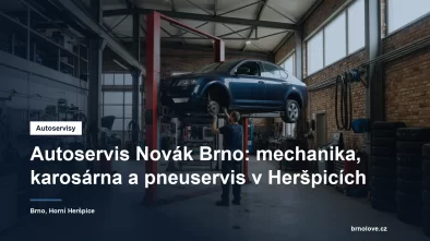 Autoservis Novák na Bohunické v Brně-Horních Heršpicích