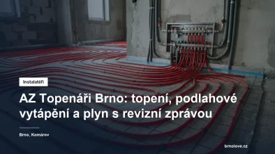 Rozvod podlahového vytápění z plastových trubek připravený k zalití betonovou mazaninou