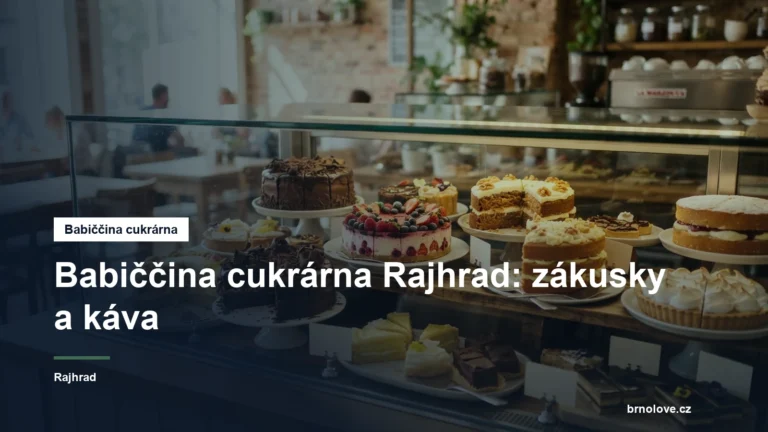 Vitrína cukrárny se zákusky