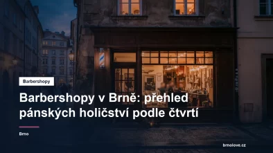 Pánské holičství v Brně