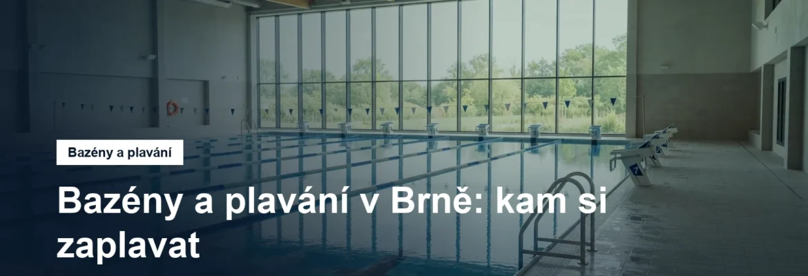Krytý plavecký bazén s dráhami