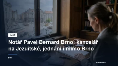 Notářská kancelář Pavla Bernarda na Jezuitské v Brně