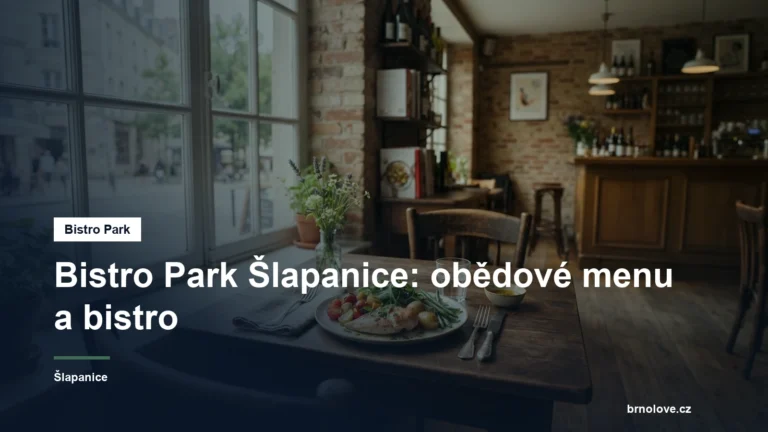 Obědové menu v bistru