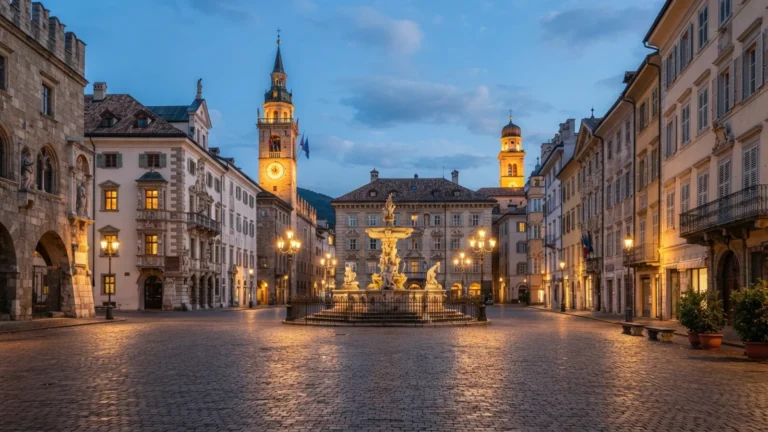 Historické centrum města večer