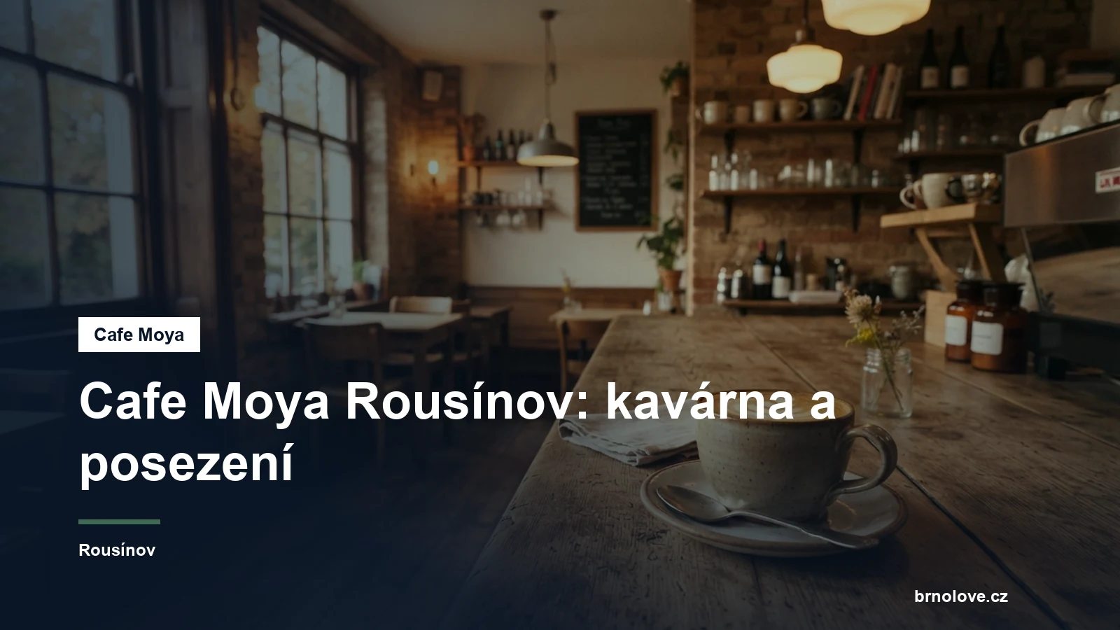 Šálek kávy na stole v kavárně