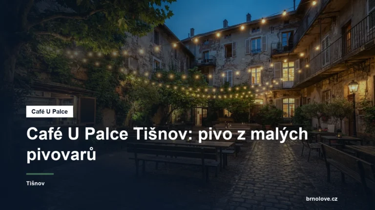 Pivní zahrádka ve vnitrobloku