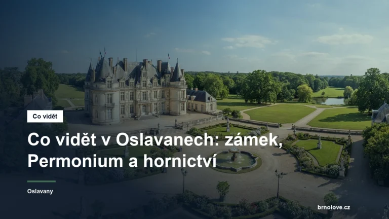 Zámek a zábavní park v Oslavanech