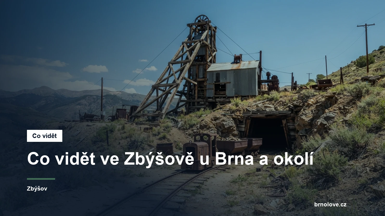 Těžní věž a technická památka