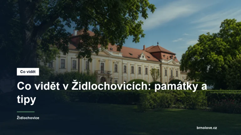 Zámek a park v Židlochovicích