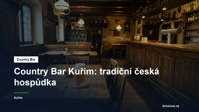 Interiér tradiční české hospůdky