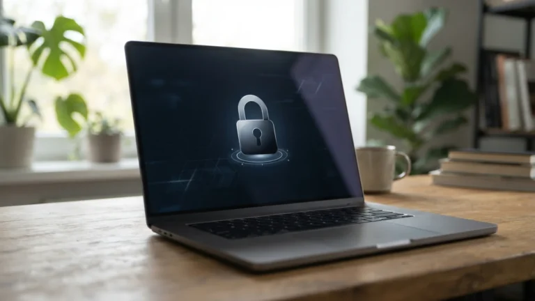 Notebook se zámkem přihlášení