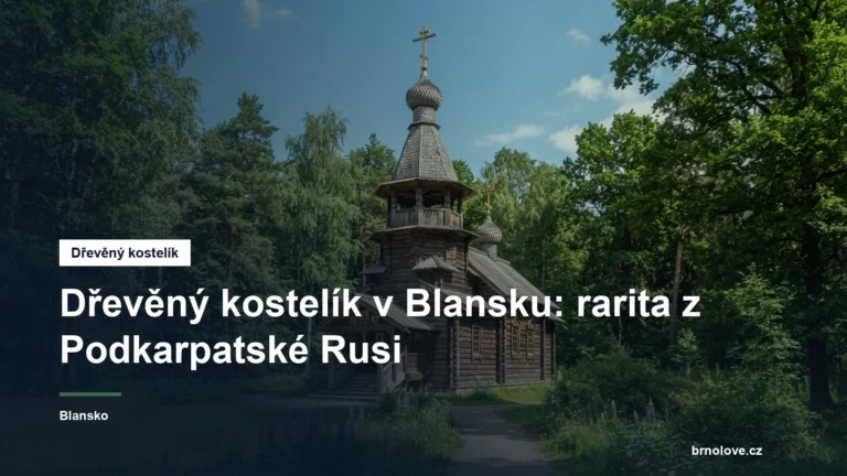 Dřevěný kostel s věží