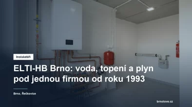 Nová kotelna bytového domu s plynovým kotlem, rozdělovačem a měděnými rozvody po rekonstrukci