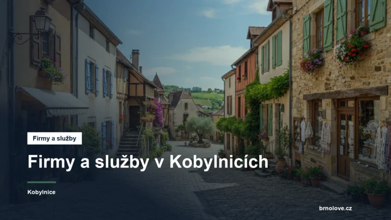 Ulice s obchody v obci
