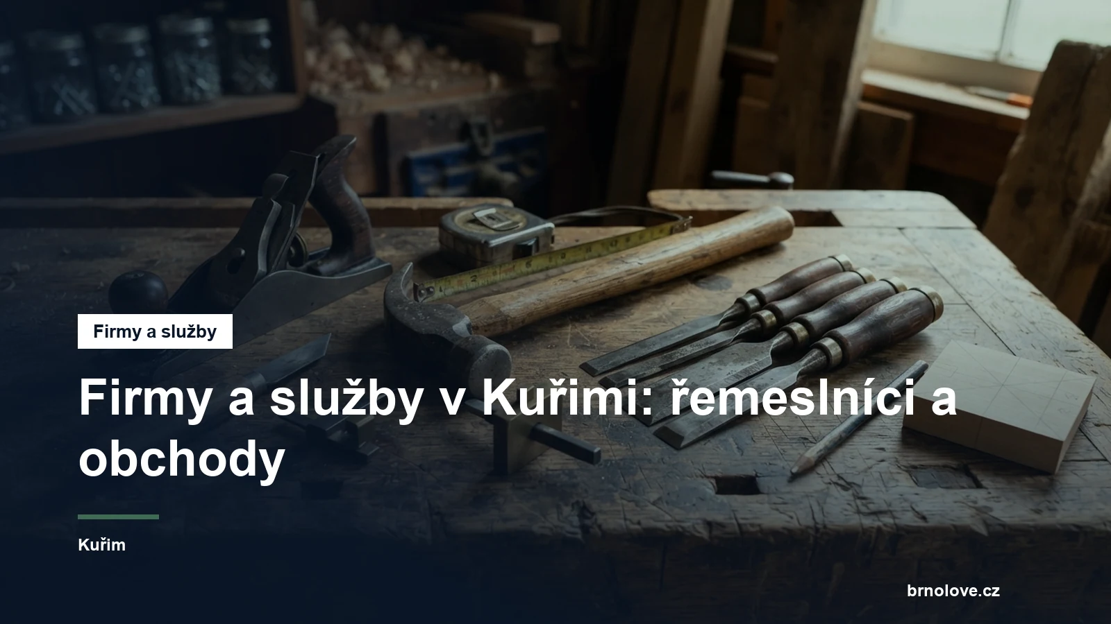 Řemeslné nářadí na stole