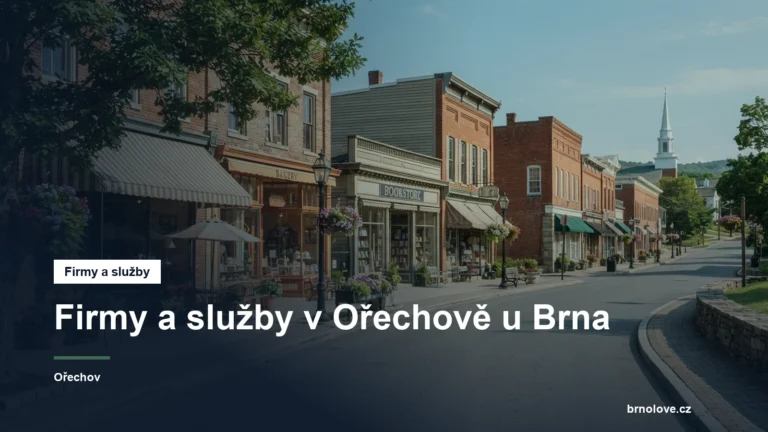 Ulice s obchody v obci