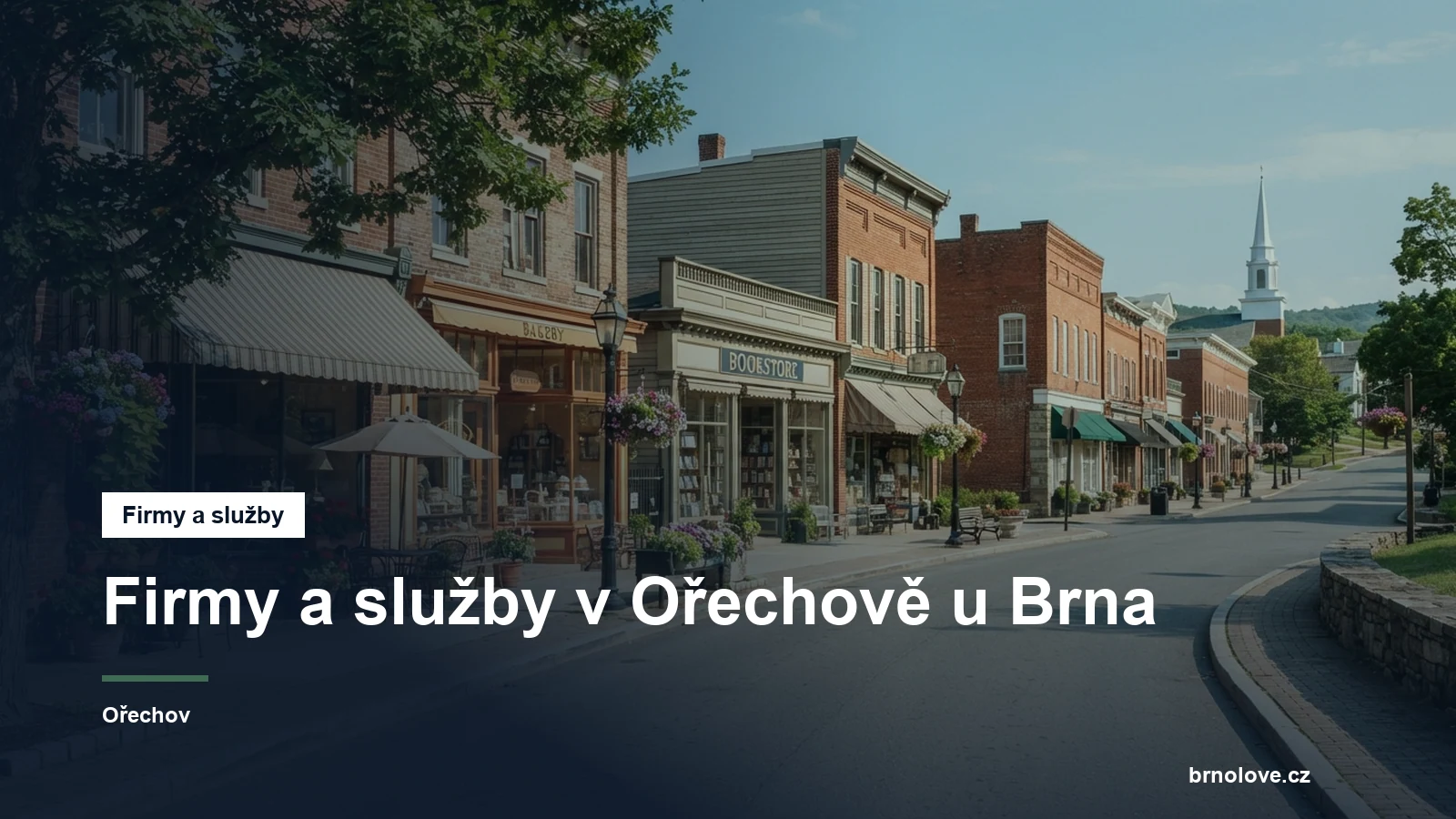 Ulice s obchody v obci