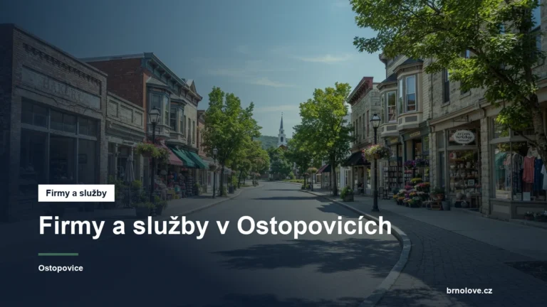 Ulice s obchody v obci