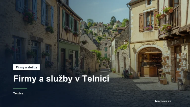 Ulice s obchody v obci