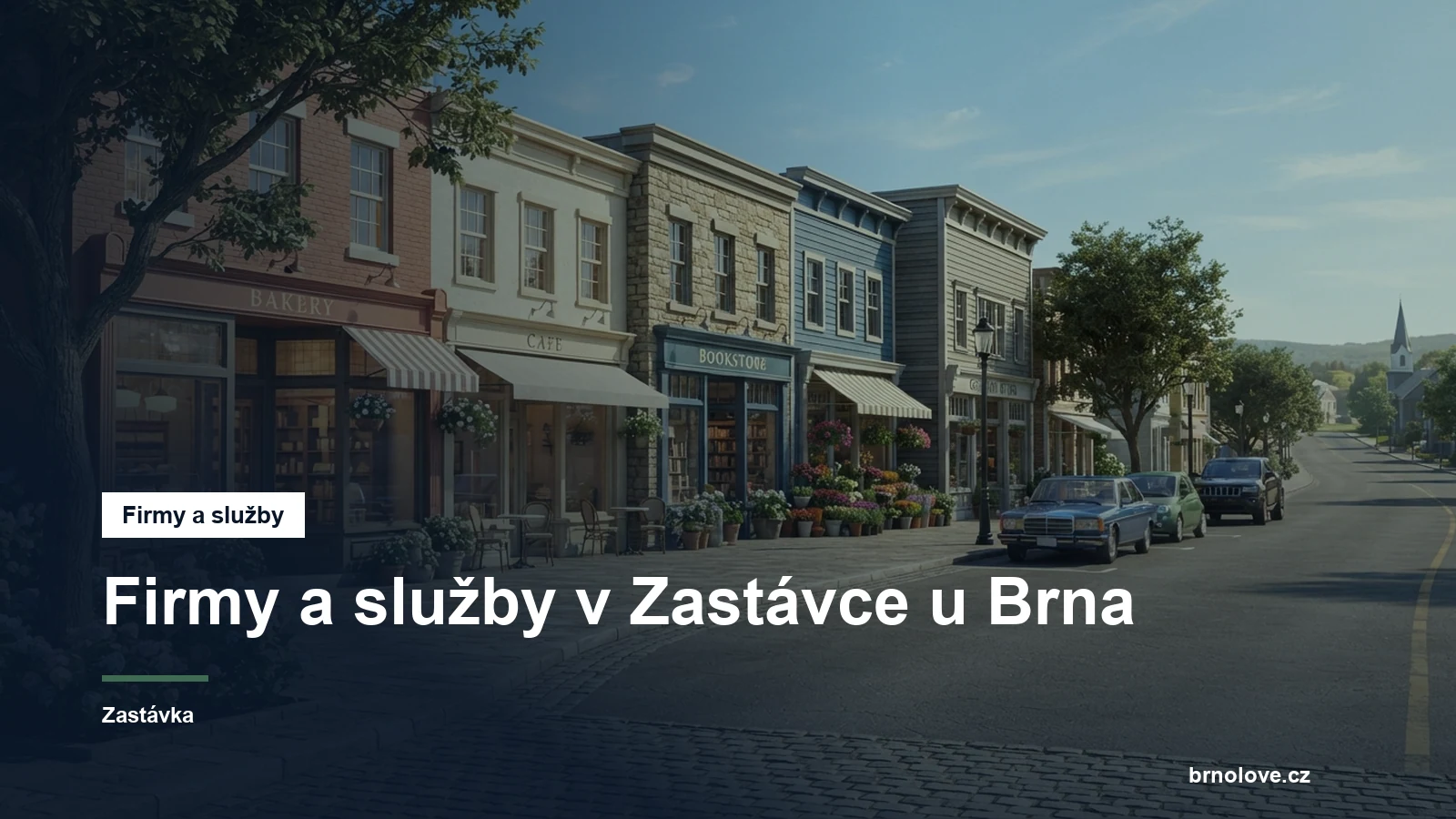 Ulice s obchody v obci