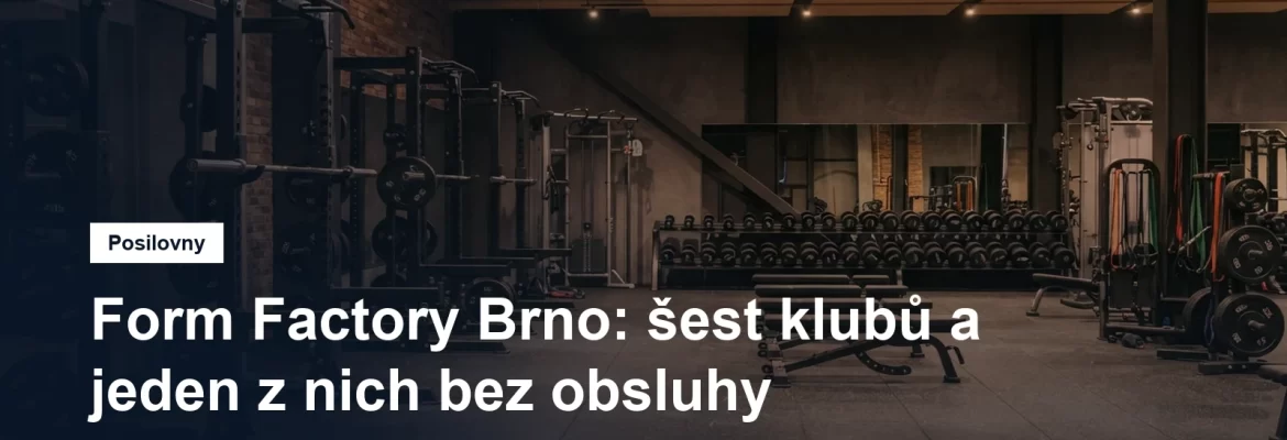 Silová zóna velkého fitness klubu s dřepovacími stanovišti a stojanem jednoručních činek