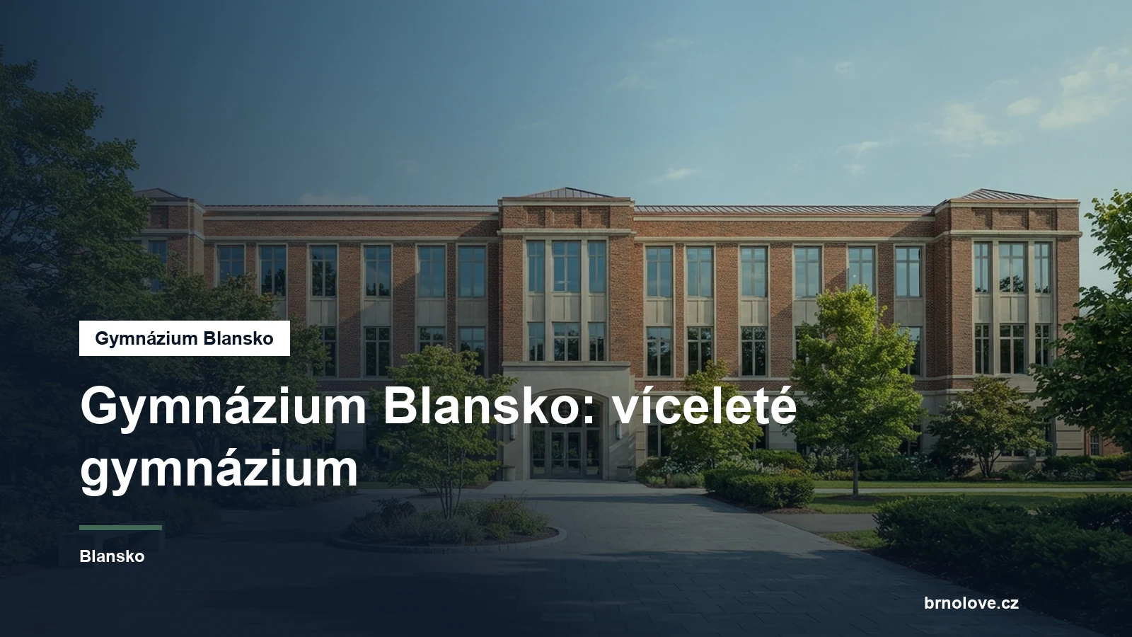 Budova gymnázia