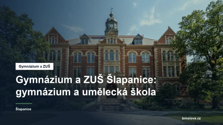 Budova gymnázia ve Šlapanicích