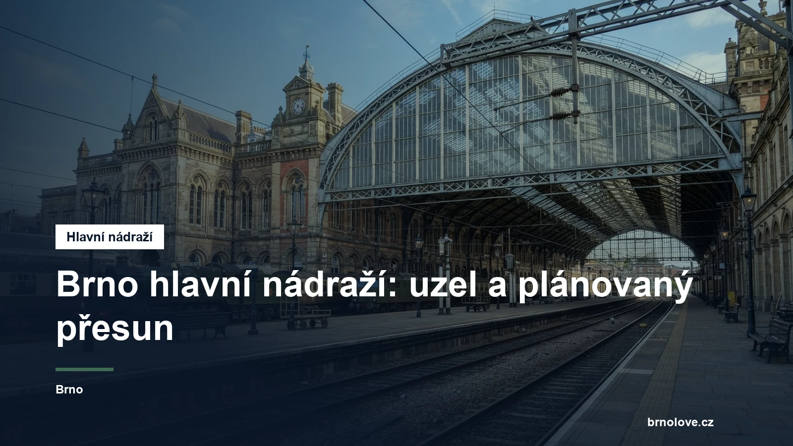 Historická budova hlavního nádraží