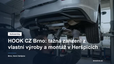 Montáž tažného zařízení v dílně HOOK CZ v Brně