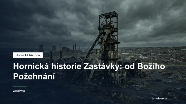 Těžní věž a hornická krajina