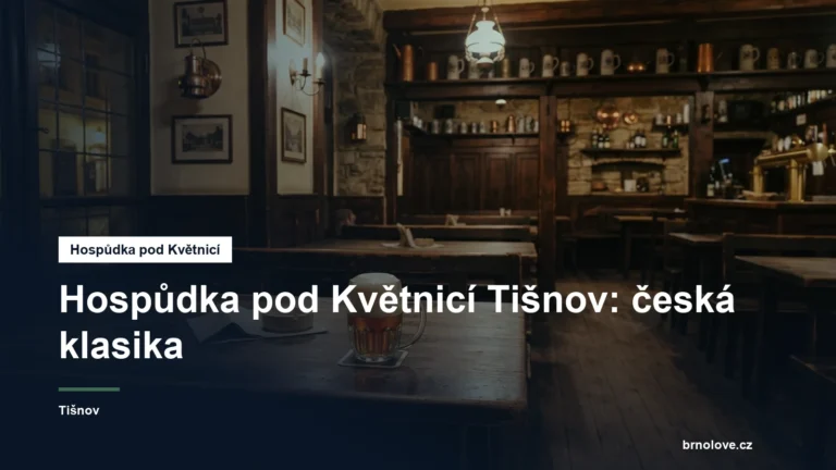 Interiér české hospůdky s pivem