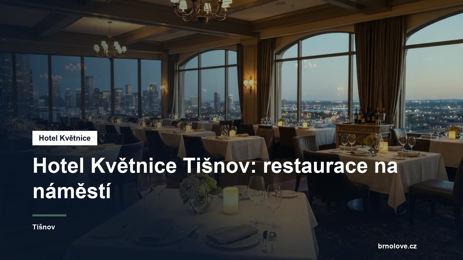 Hotelová restaurace na náměstí