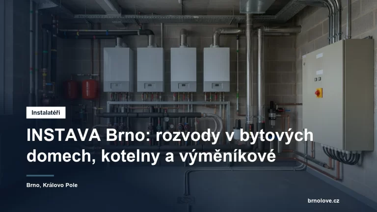 Nová plynová kotelna bytového domu s kaskádou kotlů, rozdělovačem a regulací