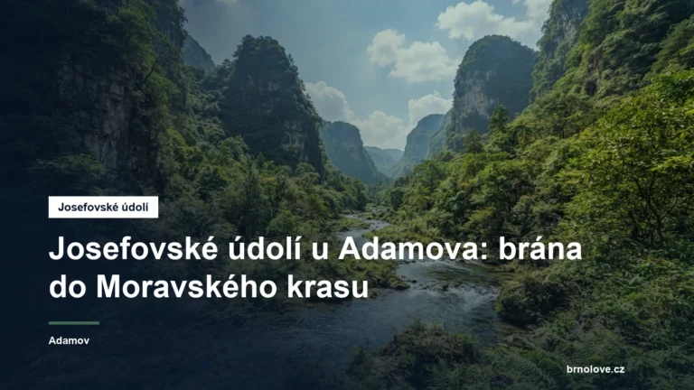 Údolí potoka v Moravském krasu