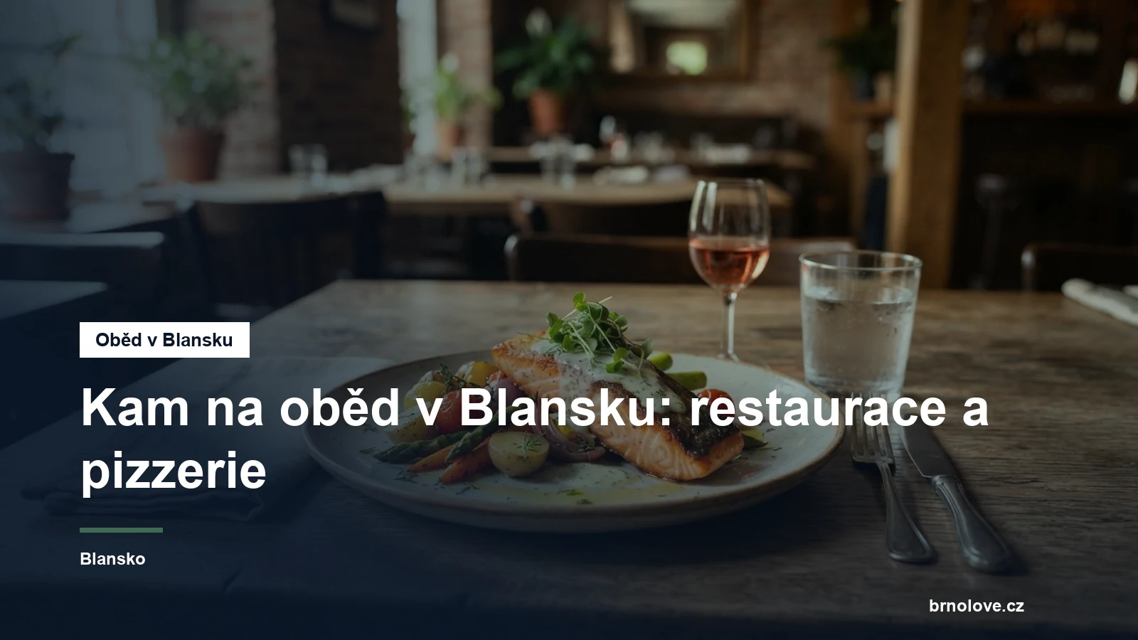 Talíř s obědovým menu na stole